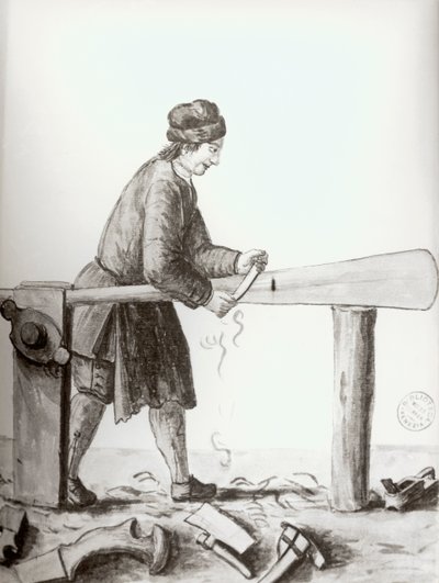 Ein Ruderer aus dem venezianischen Arsenal von Jan van Grevenbroeck
